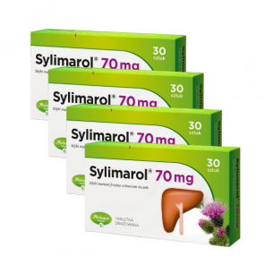 Sylimarol 70 mg, drażetki, 4 x 30 szt. - zdjęcie produktu