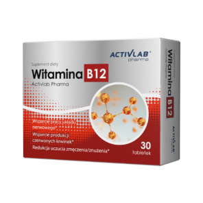 ActivLab Pharma Witamina B12 100 µg, tabletki, 30 szt. - zdjęcie produktu