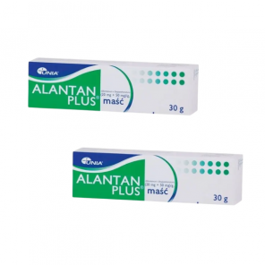 Alantan Plus, (20 mg + 50 mg)/g, maść, 2 x 30 g - zdjęcie produktu