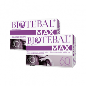 Biotebal Max 10 mg, tabletki, 2 x 60 szt. - zdjęcie produktu