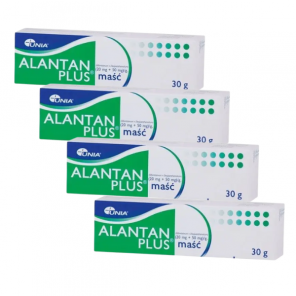 Alantan Plus, (20 mg + 50 mg)/g, maść, 4 x 30 g - zdjęcie produktu