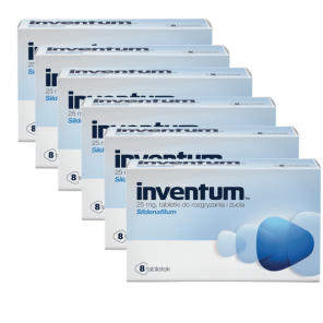 Inventum, 25 mg, tabletki do rozgryzania, żucia, 6 x 8 szt. - zdjęcie produktu