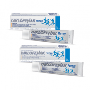 Diklofenak Perrigo 10 mg/g, żel, 2 x 100 g - zdjęcie produktu