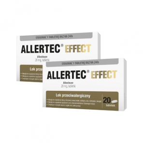 Allertec Effect, 20 mg, tabletki, 2 x 20 szt. - zdjęcie produktu
