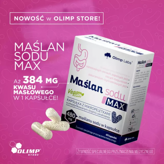 Olimp Maślan Sodu Max, kapsułki, 60 szt. - zdjęcie produktu