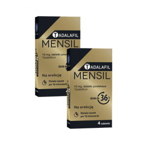 Tadalafil Mensil 10 mg, tabletki powlekane, 2 x 4 szt. - zdjęcie produktu