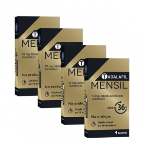 Tadalafil Mensil 10 mg, tabletki powlekane, 4 x 4 szt. - zdjęcie produktu