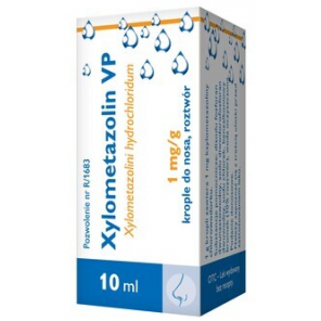 Xylometazolin VP, 0.1%, krople do nosa, 10 ml - zdjęcie produktu