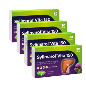 Sylimarol Vita 150, kapsułki, 4 x 30 szt. - zdjęcie produktu