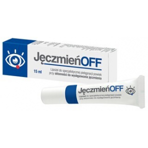 JęczmieńOFF, lipożel do pielęgnacji powiek ze skłonnością do powstawania jęczmienia, 15 ml - zdjęcie produktu