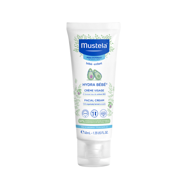 Mustela Bebe Enfant Hydra Bebe, krem do twarzy dla dzieci, 40 ml