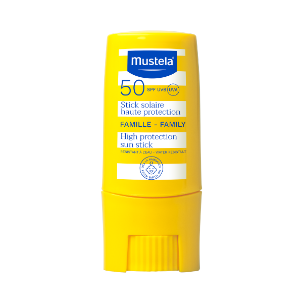 Mustela Sun, sztyft przeciwsłoneczny, SPF 50, 9 ml