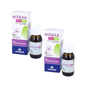 Hitaxa Fast Kids, roztwór doustny, 2 x 60 ml - zdjęcie produktu