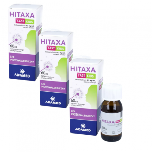 Hitaxa Fast Kids, roztwór doustny, 3 x 60 ml - zdjęcie produktu