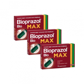 Bioprazol Bio Max, 20 mg, kapsułki dojelitowe twarde, 3 x 14 szt. - zdjęcie produktu