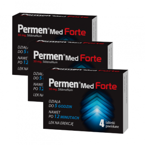 Permen Med Forte 50 mg, tabletki, 3 x 4 szt. - zdjęcie produktu