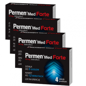 Permen Med Forte 50 mg, tabletki, 4 x 4 szt. - zdjęcie produktu