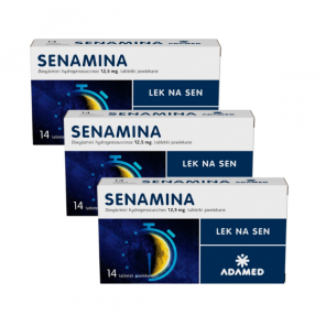 Senamina 12,5 mg, tabletki, 3 x 14 szt. - zdjęcie produktu