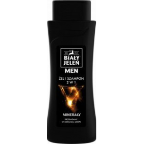 Biały Jeleń Men, żel i szampon 2w1, minerały, 300 ml - zdjęcie produktu