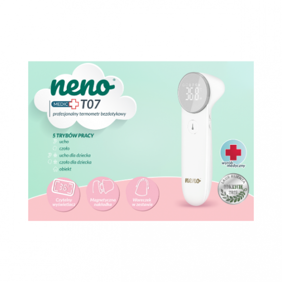 Neno Medic T07, termometr na podczerwień, 1 szt. - zdjęcie produktu