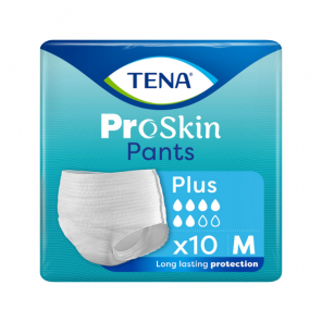 Tena Pants ProSkin, majtki chłonne, rozmiar M, 80-110 cm, Plus, 10 szt. - zdjęcie produktu