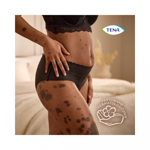 Tena Silhouette Lady Pants Plus, bielizna chłonna, Black, rozmiar L, 95-125 cm, 10 szt. - zdjęcie produktu