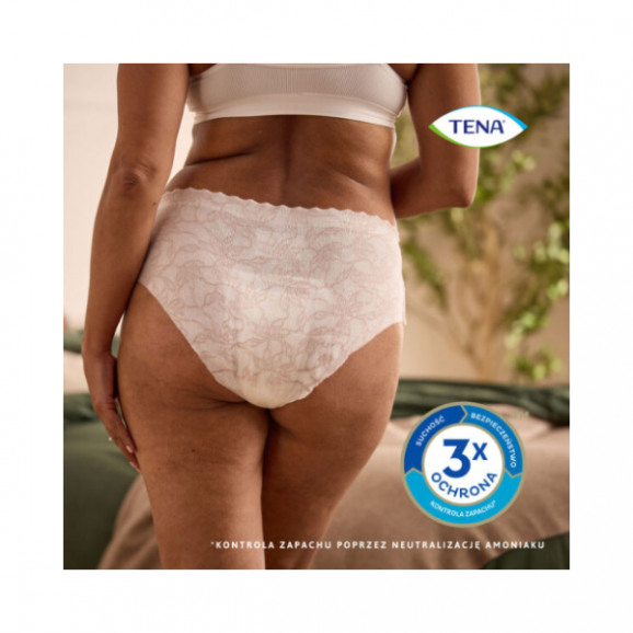 Tena Silhouette Lady Pants Plus, bielizna chłonna, White, rozmiar L, 95-125 cm, 10 szt. Tena Silhouette Lady Pants Plus, bielizna chłonna, White, rozmiar L, 95-125 cm, 10 szt. - zdjęcie produktu