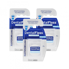 Elgydium Clinic DentalFloss Expanding, nić dentystyczna 25 m, Mint, 3 x 1 szt. - zdjęcie produktu