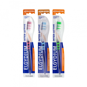 Elgydium Inter-Active, szczoteczka do zębów, Souple Soft, 3 x 1 szt. - zdjęcie produktu