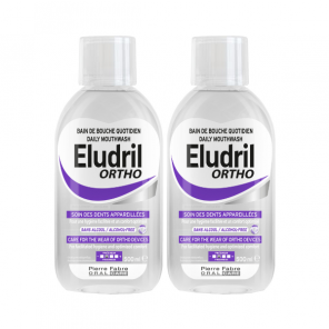 Eludril Ortho, płyn do płukania jamy ustnej, 2 x 500 ml - zdjęcie produktu