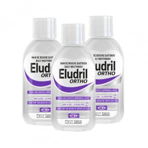 Eludril Ortho, płyn do płukania jamy ustnej, 3 x 500 ml - zdjęcie produktu