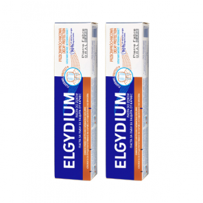 Elgydium, przeciwpróchnicowa pasta do zębów, 2 x 75 ml - zdjęcie produktu