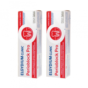 Elgydium Clinic Perioblock Pro, pasta do zębów, 2 x 50 ml - zdjęcie produktu