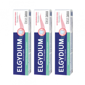 Elgydium Na Podrażnione Dziąsła, pasta do zębów, 3 x 75 ml - zdjęcie produktu