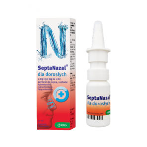 Septanazal dla dorosłych (1 mg + 50 mg) w 1 ml, aerozol do nosa, 10 ml - zdjęcie produktu