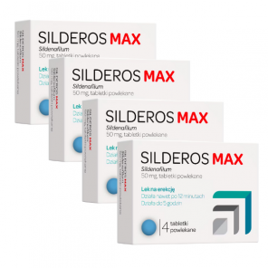 Silderos Max 50 mg, tabletki powlekane, 4 x 4 szt. - zdjęcie produktu