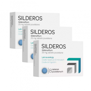 Apteo Med Silderos 25 mg, tabletki powlekane, 3 x 8 szt. - zdjęcie produktu