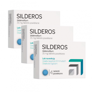 Apteo Med Silderos 25 mg, tabletki powlekane, 3 x 4 szt. - zdjęcie produktu
