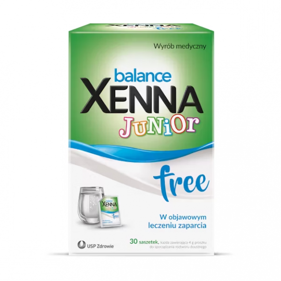 Xenna Balance Junior Free, proszek do sporządzania roztworu doustnego, saszetki, 30 szt. Xenna Balance Junior Free, proszek do sporządzania roztworu doustnego, saszetki, 30 szt. - zdjęcie produktu