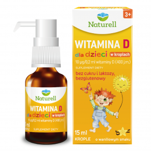 Naturell Witamina D dla dzieci, krople, 15 ml - zdjęcie produktu