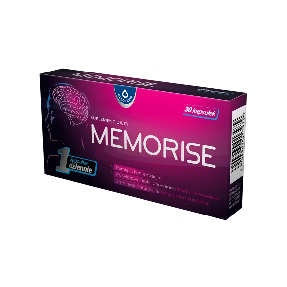 Memorise, kapsułki, 30 szt. Memorise, kapsułki, 30 szt. - zdjęcie produktu
