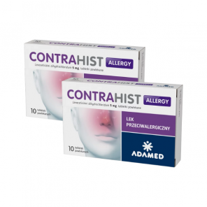 Contrahist Allergy 5 mg, tabletki powlekane, 2 x 10 szt. - zdjęcie produktu
