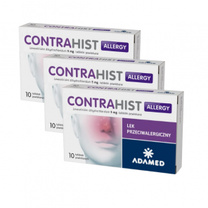 Contrahist Allergy 5 mg, tabletki powlekane, 3 x 10 szt. - zdjęcie produktu