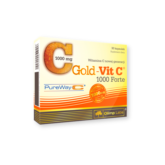 Olimp Gold-Vit C1000 Forte, kapsułki, 30 szt. Olimp Gold-Vit C1000 Forte, kapsułki, 30 szt. - zdjęcie produktu