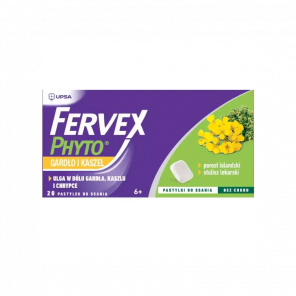 Fervex Phyto Gardło i Kaszel, pastylki do ssania, 20 szt. - zdjęcie produktu