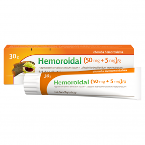 Hemoroidal (50 mg + 5 mg)/g Herbapol, żel doodbytniczy, 30 g - zdjęcie produktu