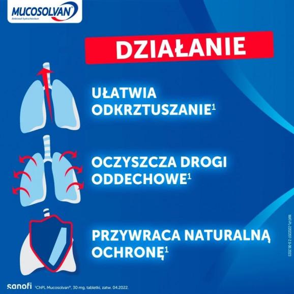Mucosolvan 30 mg, tabletki, 20 szt. - zdjęcie produktu