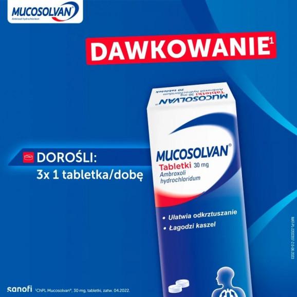 Mucosolvan 30 mg, tabletki, 20 szt. - zdjęcie produktu