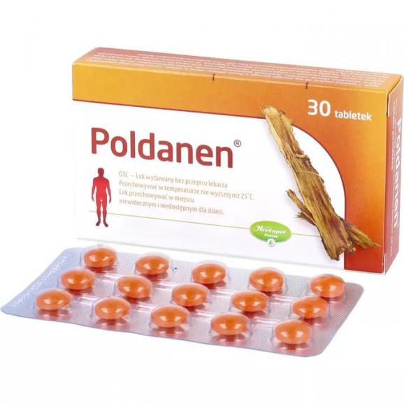 Poldanen 46 mg tabletki powlekane, 30 szt. - zdjęcie produktu