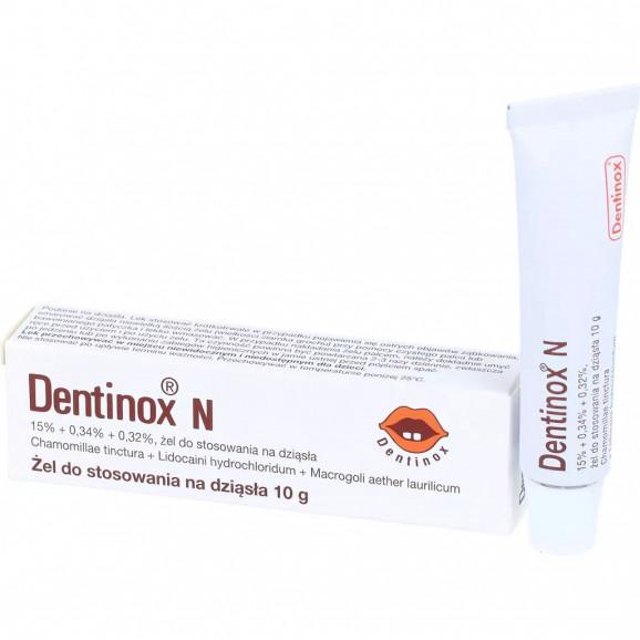 Dentinox N, żel na dziąsła, 10 g - zdjęcie produktu